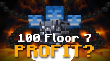 What I Got From 100 FLOOR 7 Loot Chests - Hypixel Skyblock