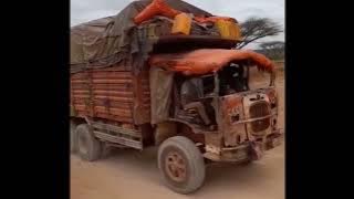 CAMION FIAT 682 ANNI 60 AL LAVORO IN SOMALIA NEL 2023 I LEONI D'AFRICA NON MOLLANO OLD ITALIAN TRUCK