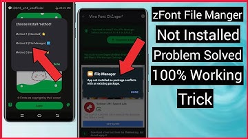 zFont File Manager Download Problem | zFont File Manager Problem | zFont File Manager Vivo | zFont 3