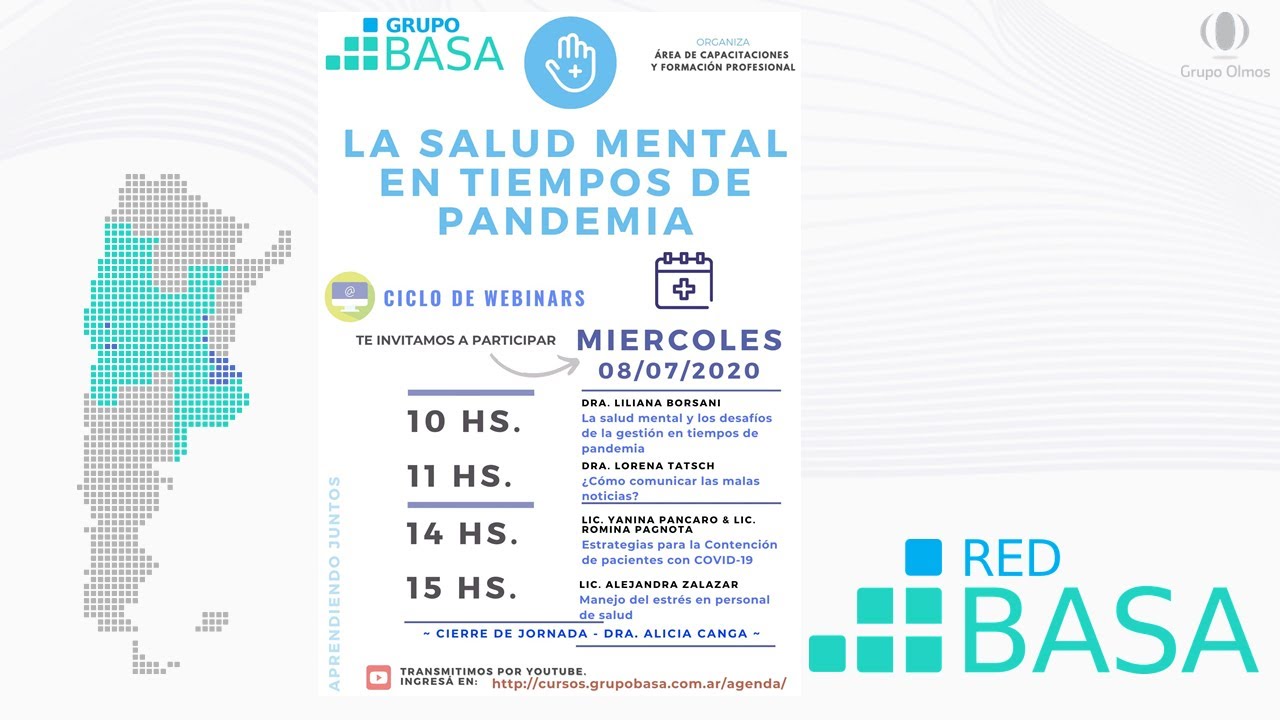 #1 - Primer Ciclo de Webinars: La salud mental en tiempos de pandemia ...