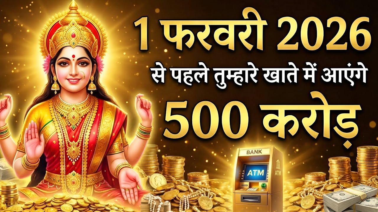 1 फरवरी 2026 से पहले तुम्हारे खाते में आएंगे 500 करोड़ @LAXMIVANI12 #motivation #laxmimaa