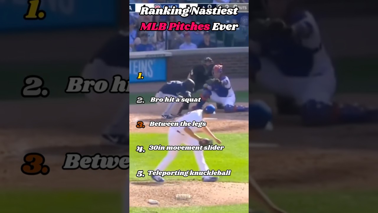 Ranking Nastiest MLB Pitches Ever 
