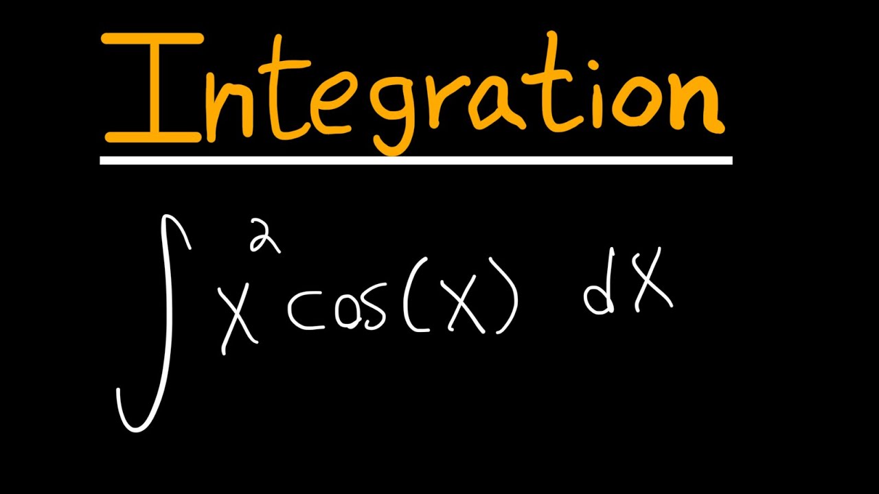 Integral Of X 2 Cos x Dx YouTube integral-of-x-2-cos-x-dx-youtube
