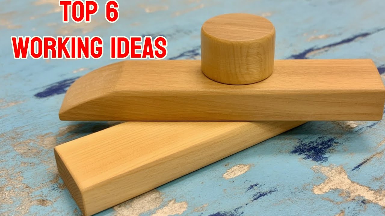 🔥TOP 6 BRILLIANT IDEAS! Mind Blowing Woodworking Hacks That Save Hours of Work!