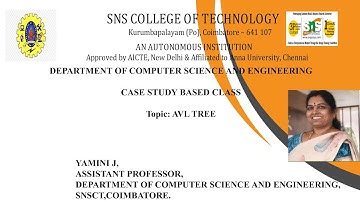 Case Study Based Learning | AVL Tree | Data Structures | SNS INSTITUTIONS