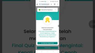 Cara isi Post Test dan Evaluasi Webinar 26 April 2026