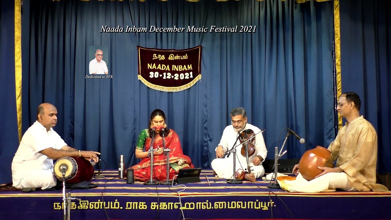 Vidushi Bhargavi Venkatram concert for Naada Inbam December Festival 2021
