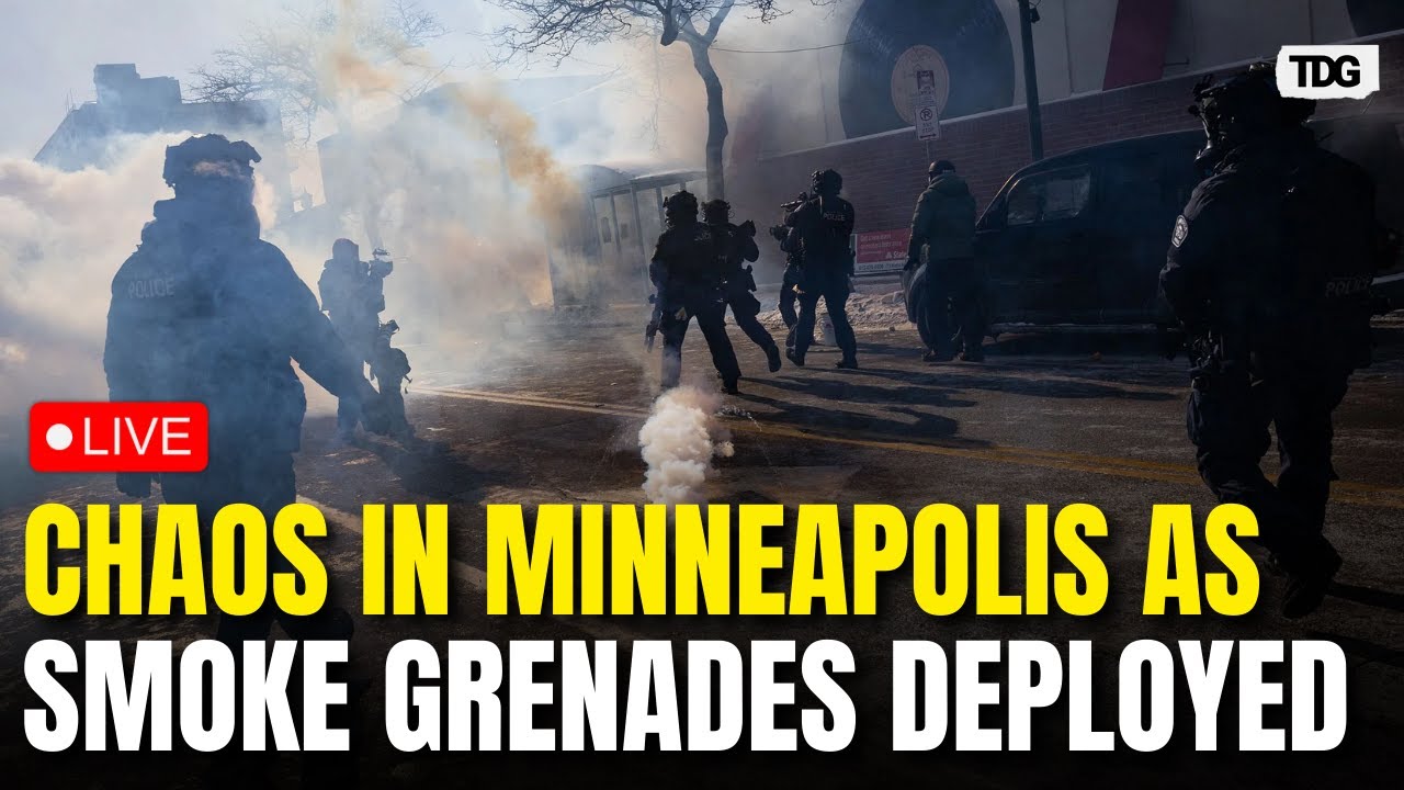 Anti-ICE Protest Live: Smoke Bombs Thrown At Protesters During Chaotic Minneapolis Unrest