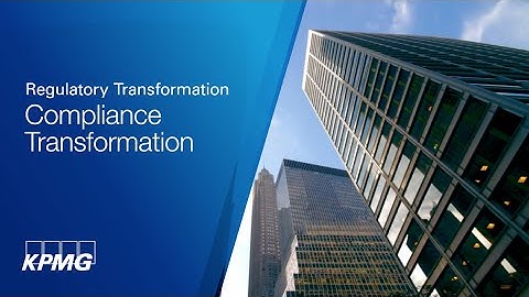 Regulatory Transformation Compliance Transformation