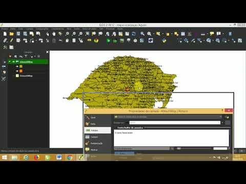 Formatar Rotulo no QGIS, fundo e tamanho