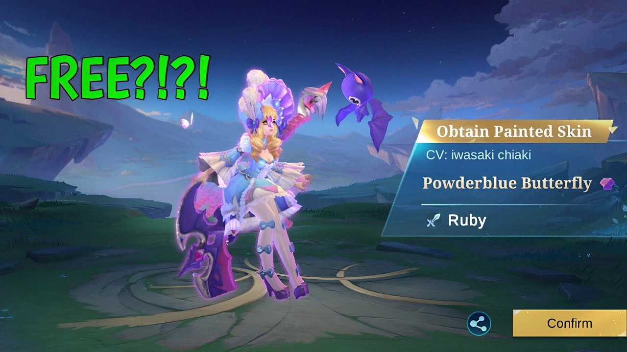 РЕДЧАЙШИЙ РУБИНОВЫЙ СКИН БЕСПЛАТНЫЙ?!?! (ДА, ЭТО ТАК)-MLBB