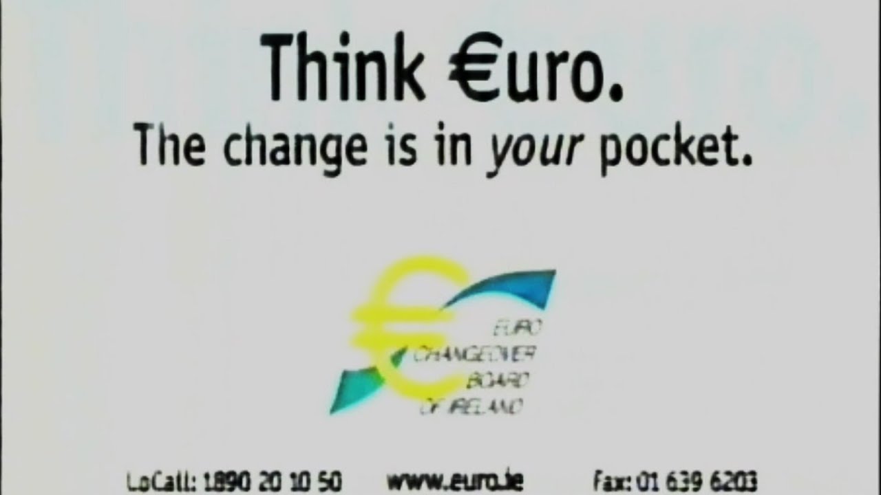 Think Euro - The Change is in Your Pocket | Euro switchover ad 2001