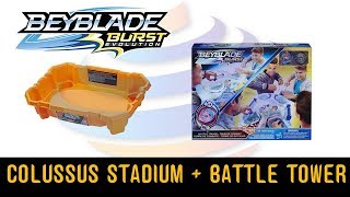 COLUSSUS  BEYSTADIUM WITH  QR CODE +  BATTLE TOWER SET BEYBLADE BURST EVOLUTION SST PRODUCT UPDATE