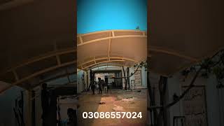 Heavy Duty Tensile Fabric Shed | Best Car Porch Design In Pakistan😍🚗 #CarParkingShed