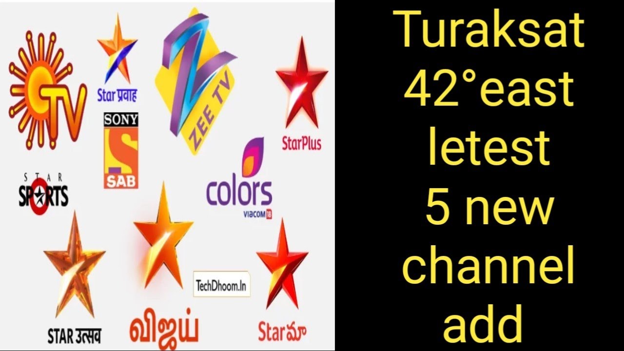 Big update turaksat 42°east 5 new tv channel add