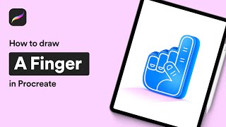 How to Draw a Foam Finger in Procreate (#Shorts) screenshot 5