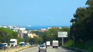 Road to the sea - France / Дорога к морю - Лазурный берег, Франция(New video every day! Subscribe! Hi everyone! this is channel about travels with kitten Smiling Cat channel ..., 2015-10-12T11:29:36.000Z)