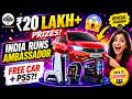PS5, Apple Watch, Gaming PC & a CAR?! 😱 INDIA RUNS Ambassador Program Is INSANE! 🔥
