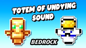 Get a CUSTOM TOTEM of UNDYING Sound in Minecraft Bedrock