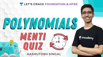 Menti Quiz (Must Attend) | Polynomials | Maths | NTSE Crash Course | Aashutosh Singal