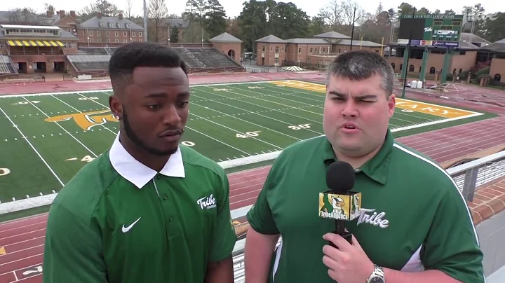 2017 Tribe Football: Spring Practice Interview wit...