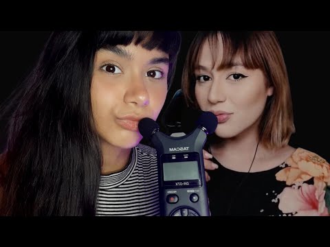 ASMR 100 KISSES 💋💦 | Sons de Beijos e Toques na Tela feat Bu Maranhão ASMR