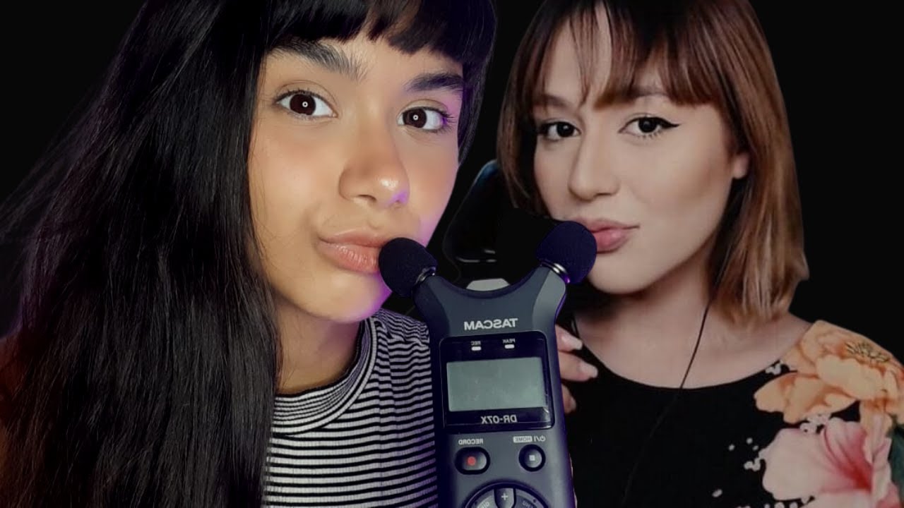 ASMR 100 KISSES 💋💦 | Sons de Beijos e Toques na Tela feat Bu Maranhão ASMR