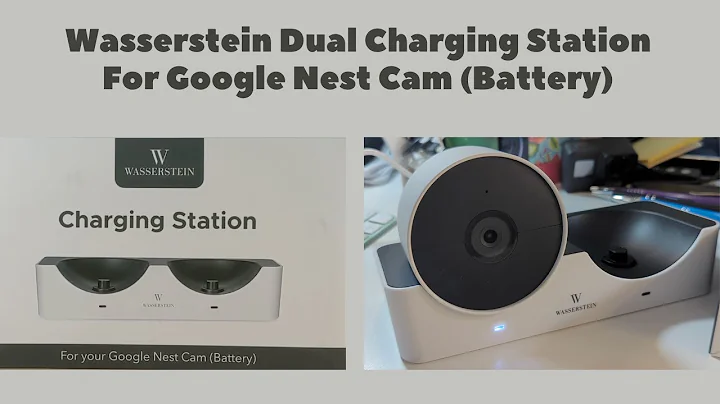 Wasserstein Dual Charging Station For Nest Cam Battery