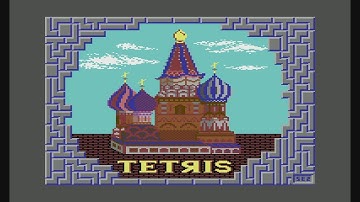 The Authentic Tetris - C64 Gameplay