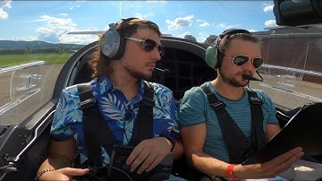 FLYING WITH THE ONE AND (IF) ONLY JSTS CEO | BIRRFELD (LSZF) | HK36 SUPER DIMONA