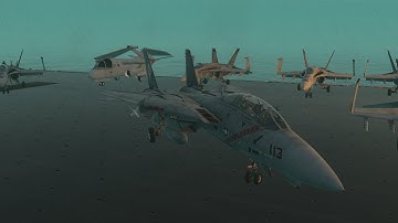 DCS F-14B ACLS Case lll Carrier Landing