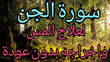 سورة الجن مكررة 7مرات لتعذيب المس العاشق واهلاكه واخراجه بدون عودة بإذن الله