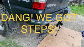 Rear bumper install on GMC sierra