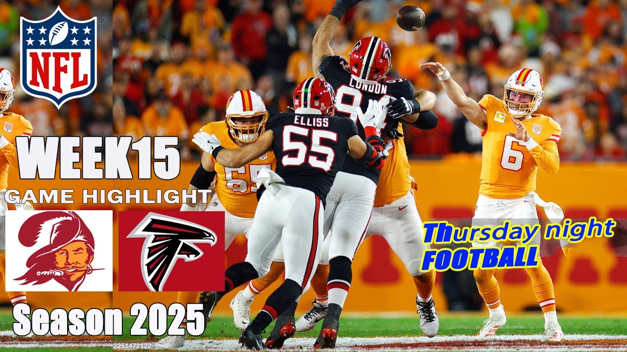 Tampa Bay Buccaneers Vs. Atlanta Falcons Week15 Full Game Highlights | 2025 NFL SEASON
