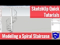Modeling a Spiral Staircase in SketchUp - Quick Tutorial Modeling a Spiral Staircase in SketchUp - Quick Tutorial
