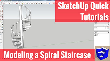 Modeling a Spiral Staircase in SketchUp - Quick Tutorial