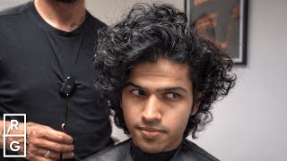 This Haircut TRANSFORMATION Changed His Whole Look! Haircut to TAME Curls
