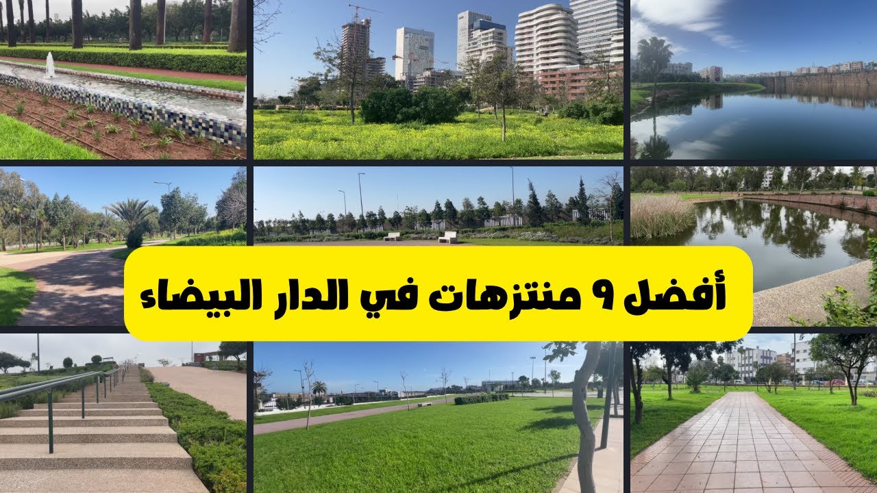 أين تذهب في كازابلانكا؟ اكتشف أفضل 9 حدائق للنزهة والاسترخاء