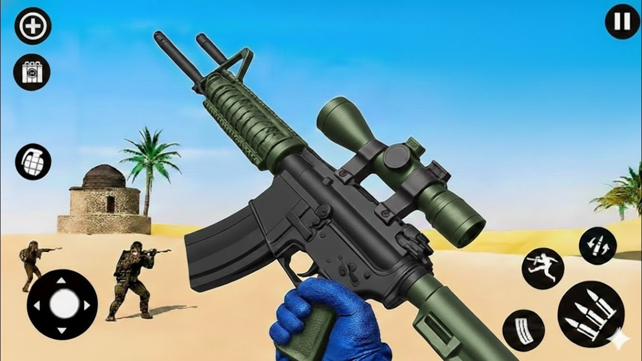 Real Commando Secret Mission - Gun strike offline Gun Game - Android GamePlay #9