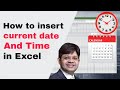 Insert Current Date & Time using Formula