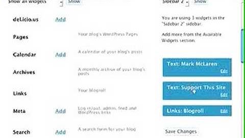 WordPress Tutorial - Use a Text Widget to Customize Sidebar