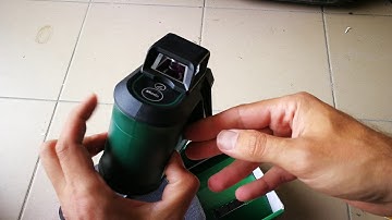 Unpacking / unboxing line laser Bosch AdvancedLevel 360 0603663B03