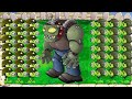 Plants vs Zombies - Gatling Pea Hack vs All Zombie vs Zomboss Hack