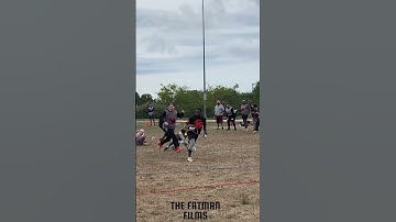 Q Stiff Arm & Touchdown #flagfootball #football #shorts