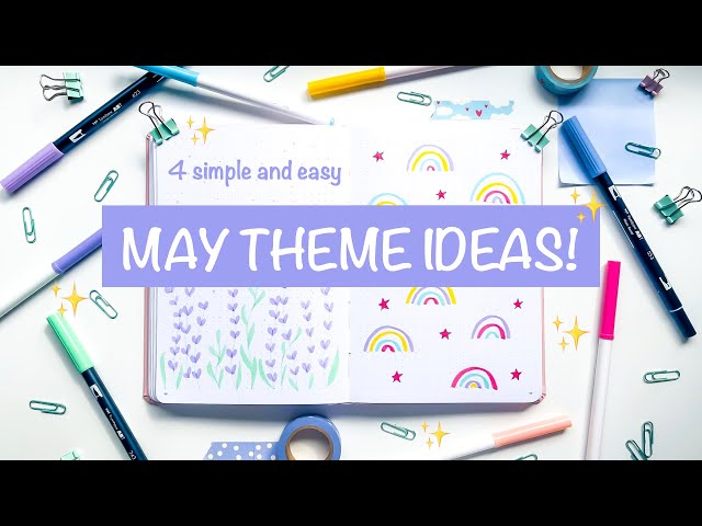 10 May Bullet Journal Ideas: Creative Ideas and Themes for the Month of May  - FeltMagnet