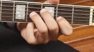 Play Db7 Chord on the Top Guitar Strings: 1st Inversion