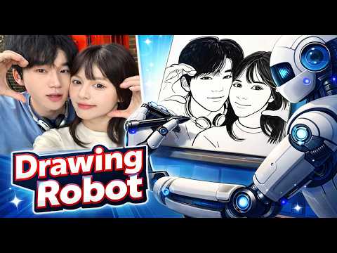 AI Drawing Robot That Creates Portraits in 2 Minutes Smart Sketch Machine for Events
