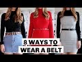 8 Ways to Wear a Belt