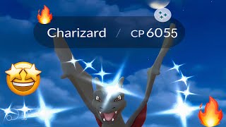 OMG😱 Fully Evolved Wild✨Shiny Charizard in #pokemongo