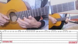 TUTORIAL ME ENAMORE CRISTIAN VIDAL TAB GUITARRA